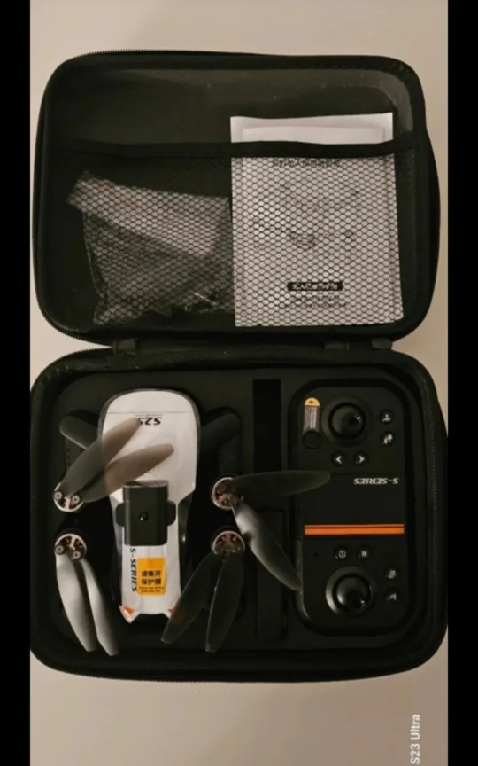 S2S White Dual 6K Drone with Bag image indicator(3)