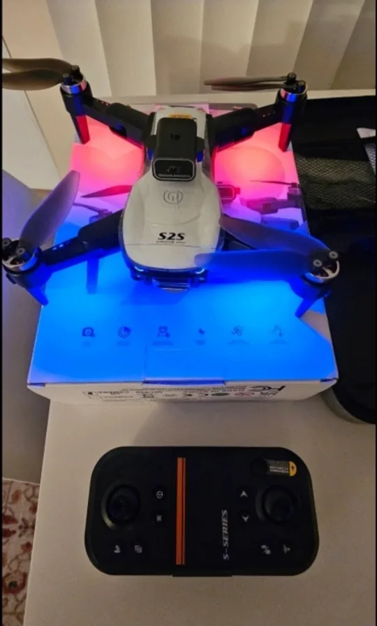 S2S White Dual 6K Drone with Bag image indicator(8)