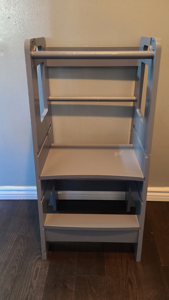 Grey Kids Learning Tower
