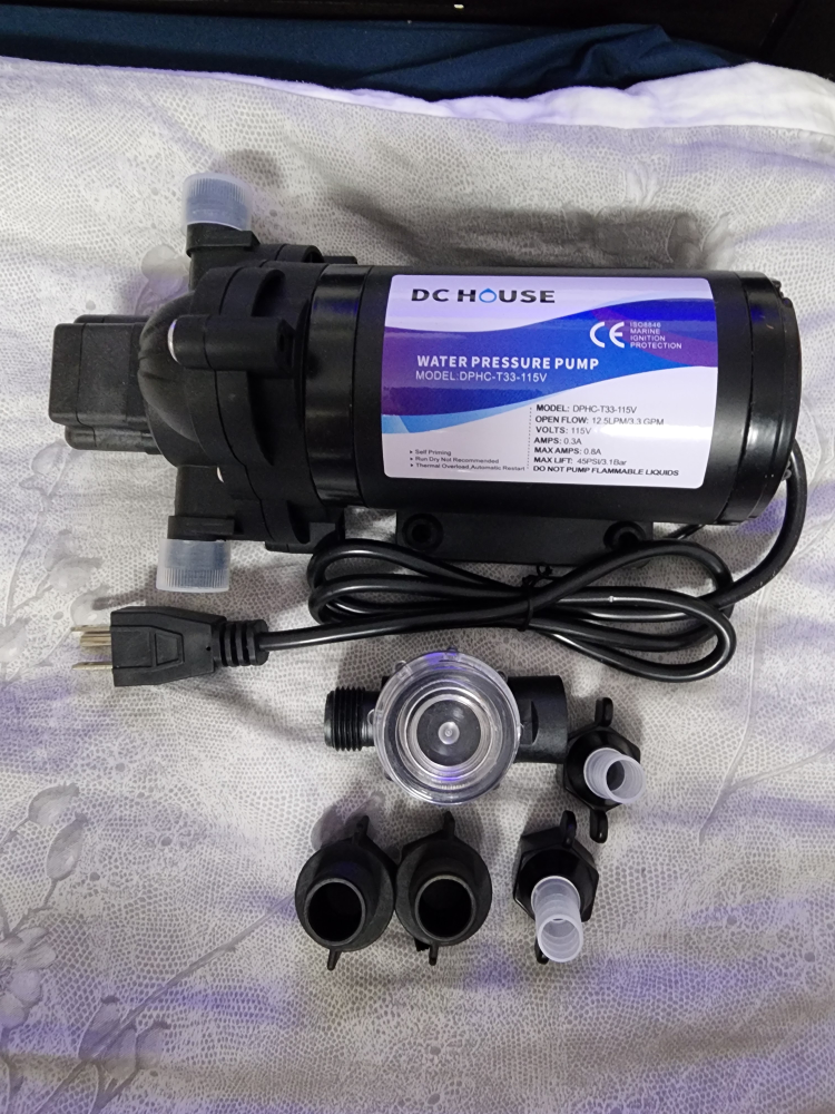 DC House Water Pressure Pump DPHC-T33-115V - photo 2