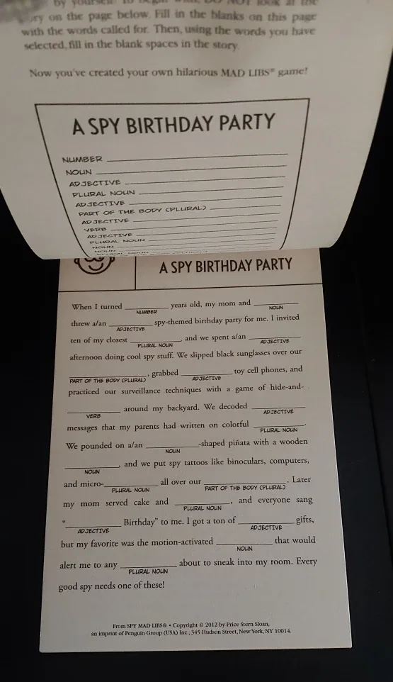 Lootcrate Spy Mad Libs image indicator(4)