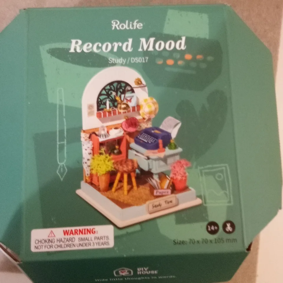 Rolife Record Mood DIY Miniature House Kit - New thumbnail