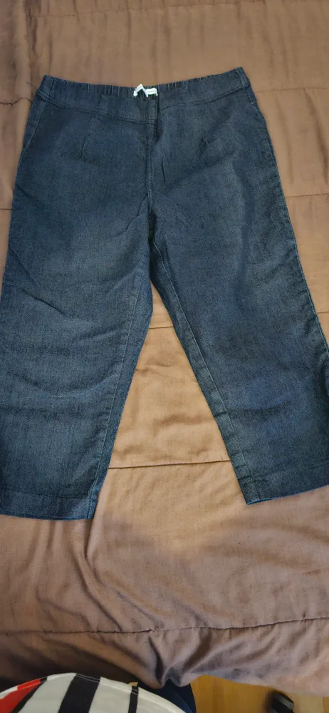 Blue Denim Capri Pants (M) image indicator(2)