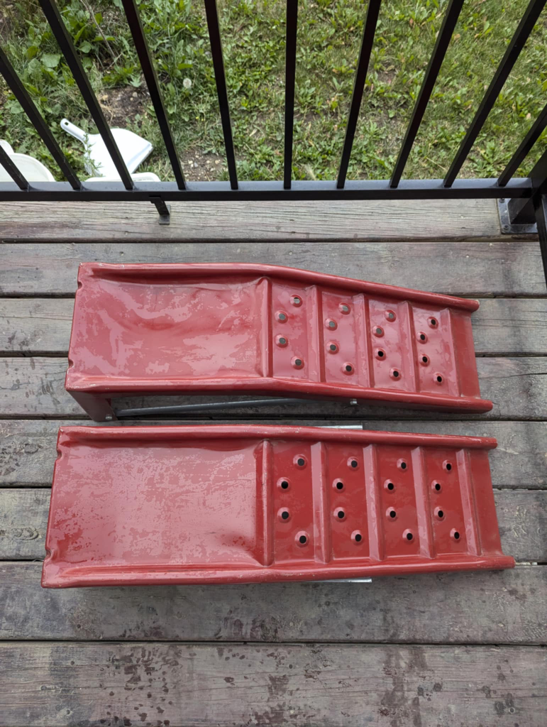 Pair of Red Ramps