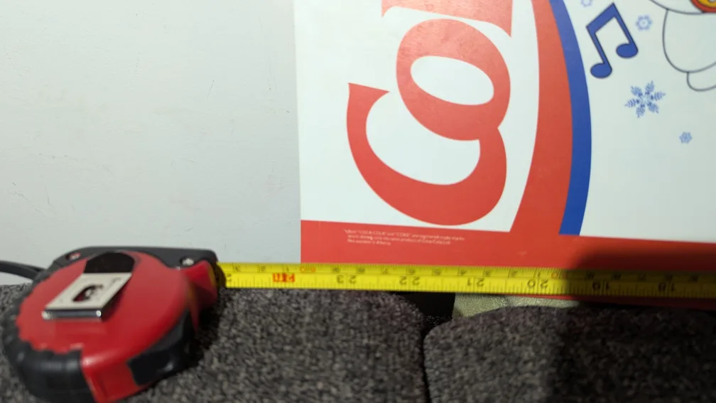 Coca Cola Special Edition Snowman Can - 280 mL with Ad 1989 image indicator(7)