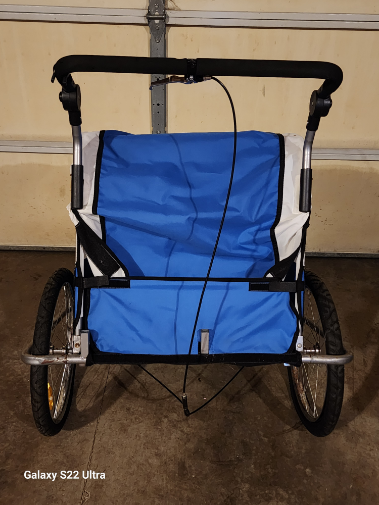 Aosom Bike Trailer - Blue & White - photo 4