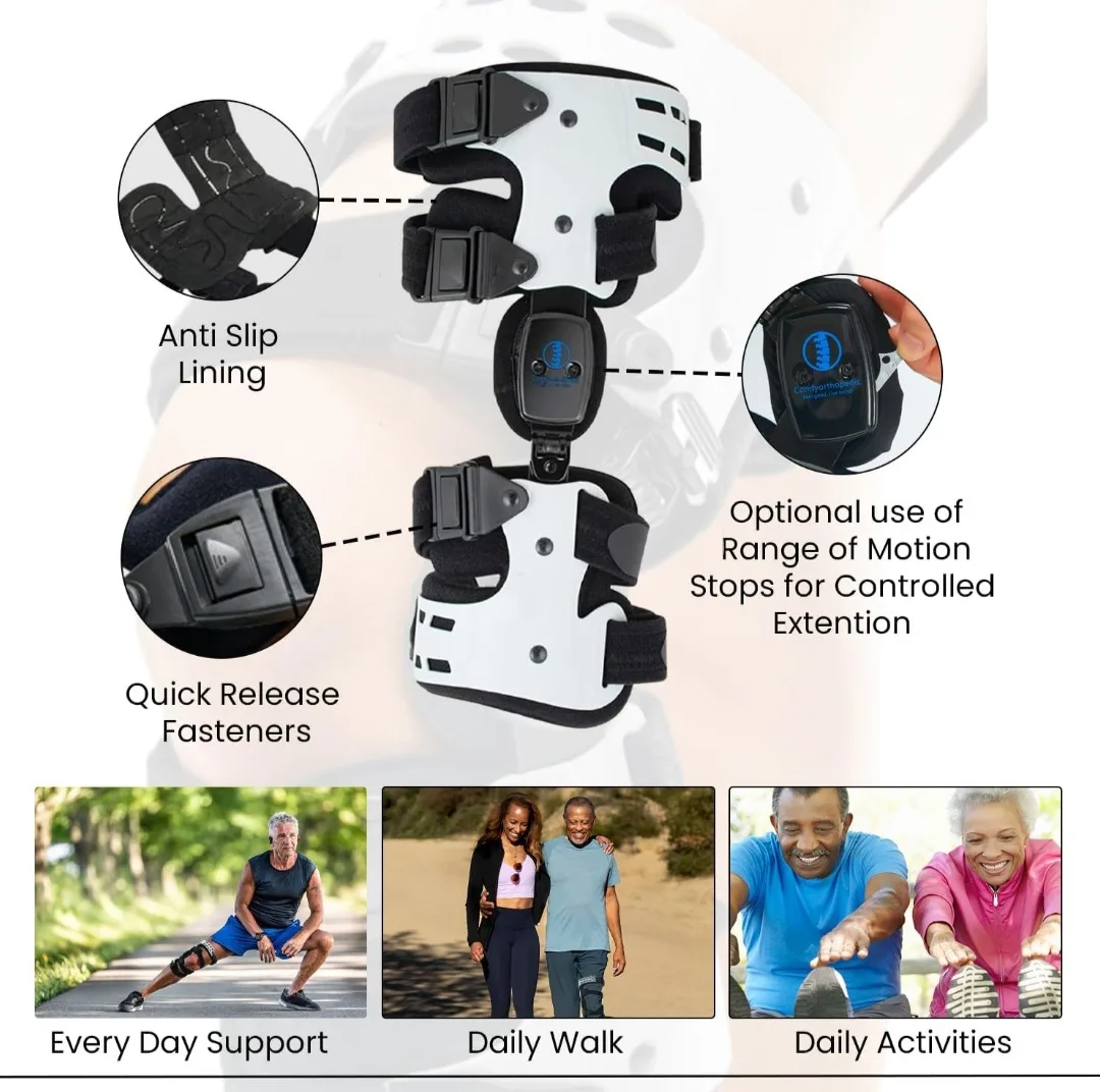 Comfyorthopedic OA Unloader Knee Brace for osteoarthritis, ... image indicator(3)