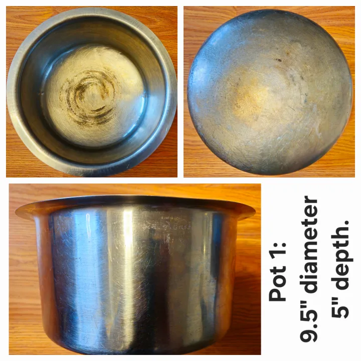Two Stainless Steel Cooking Pots ✨️ thumbnail