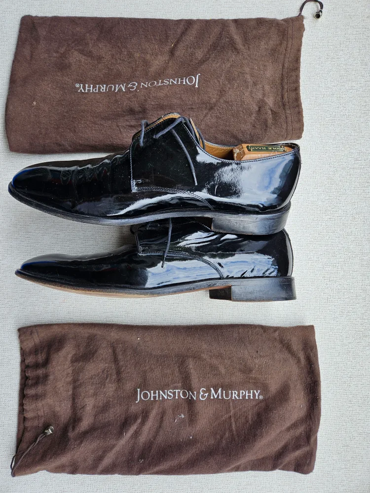 Johnston & Murphy Black Patent Leather Dress Shoes image indicator(2)