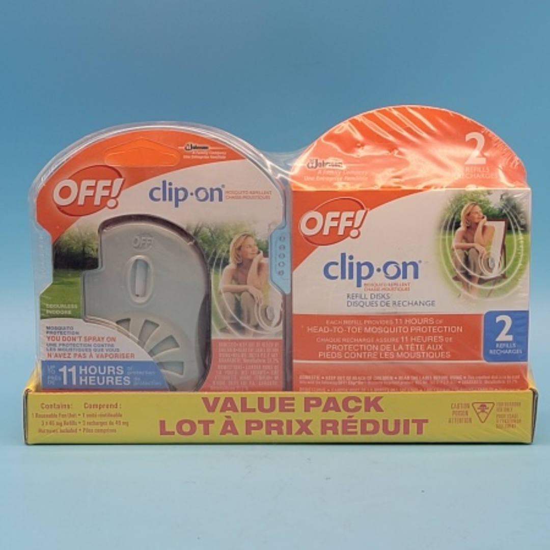🥳NEW🤩 OFF! CLIP-ON MOSQUITO REPELLANT- Value Pack