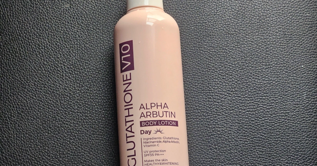 prettyskin glutathione v10 alpha arbutin body lotion spf 30/PA+++ gluta UV PRETTYSKIN Glutathione V10 Alpha Arbutin