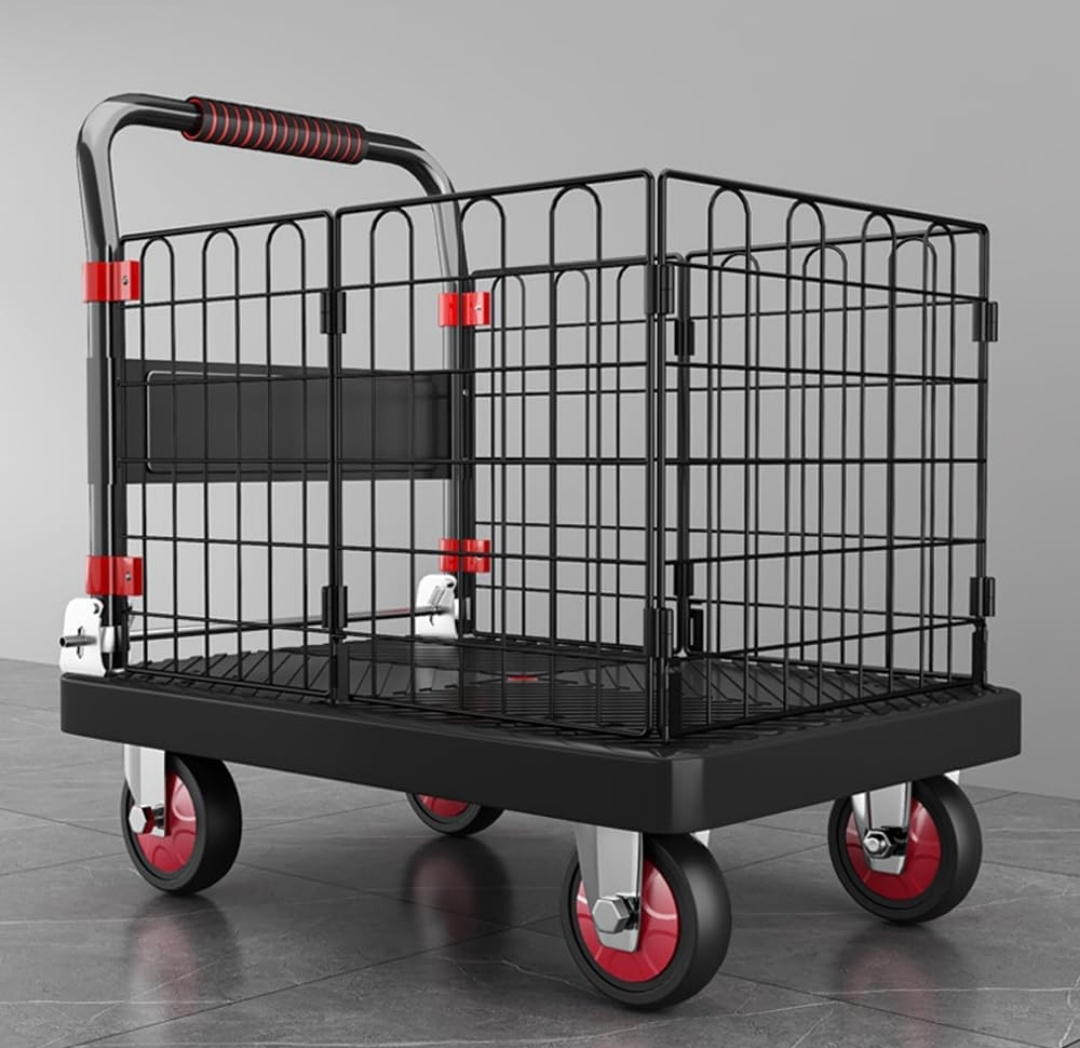 Folding Shopping Cart Heavy Duty Utility Cart - photo 2