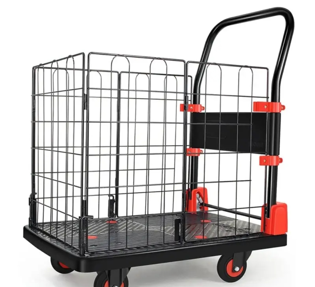 Folding Shopping Cart Heavy Duty Utility Cart - photo 4