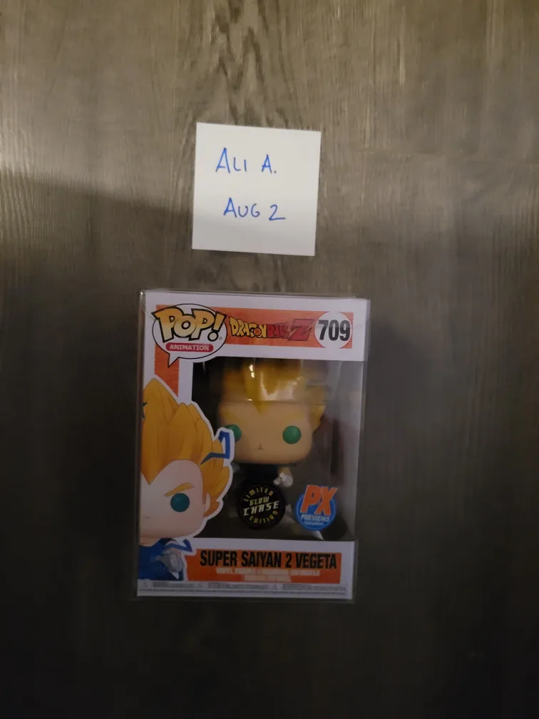 Funko Pop! Dragon Ball Z Super Saiyan 2 Vegeta #709 thumbnail