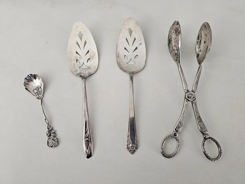 Vintage Silver Plated Serving Utensils thumbnail