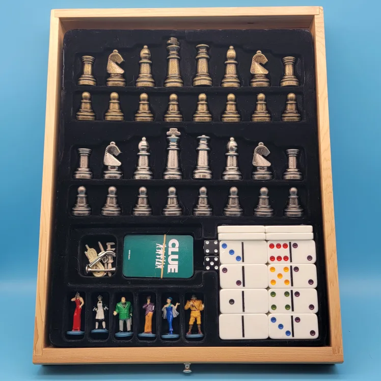 🥳NEW🤩 Monopoly & Clue Classic + 6 Games Set - Complete image indicator(7)