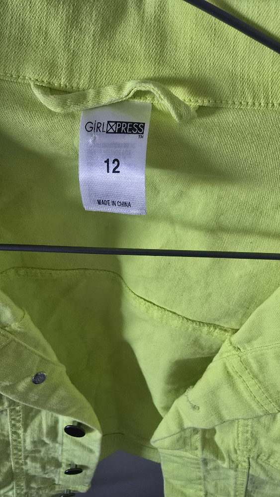 Neon Green Jacket - Size 12 - photo 2