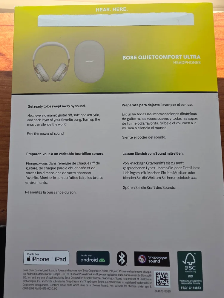 Bose QuietComfort Ultra Sandstone Limited Edition Headphones image indicator(4)