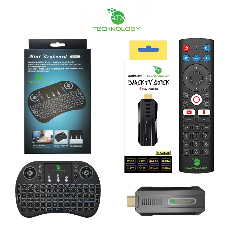 RTX Technology Android TV Stick & Mini Keyboard