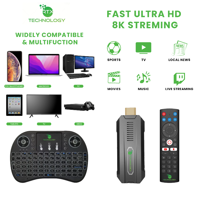 RTX Technology Android TV Stick & Mini Keyboard - photo 4