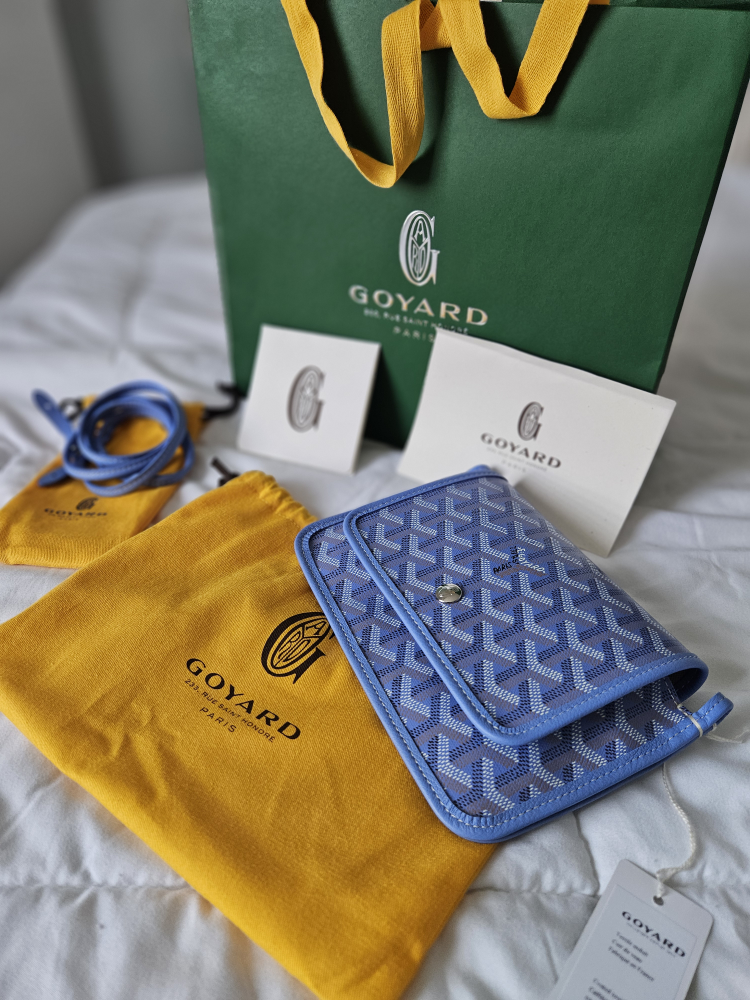 Goyard 2025 Limited Edition Plumet pouch wallet (Iris color) - photo 2