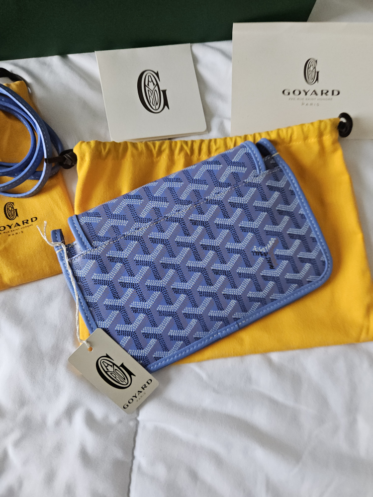Goyard 2025 Limited Edition Plumet pouch wallet (Iris color) - photo 3