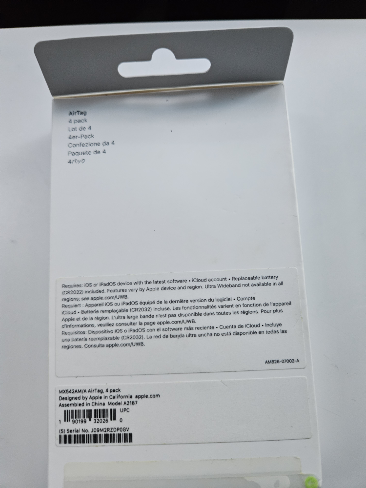 New Apple AirTag 4 Pack - Never Opened! - photo 4