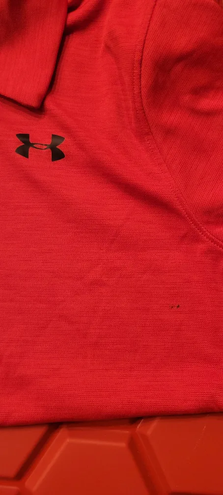 Under Armour YLG Red Polo & SM Gray Shirt image indicator(3)