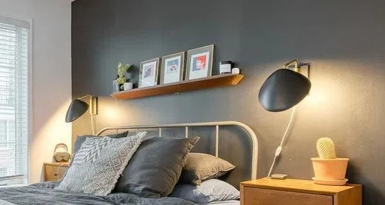 West Elm - Curvilinear collection - Black & Gold Wall Lamps (2) - photo 3
