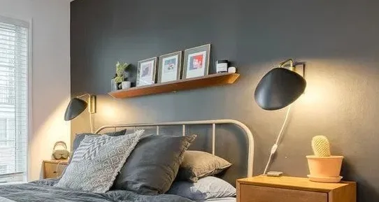 West Elm - Curvilinear collection - Black & Gold Wall Lamps (2) image indicator(3)