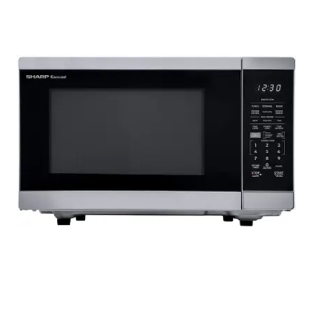 Sharp - 1.4 cu. ft. 1100W Smart Microwave Works with Alexa