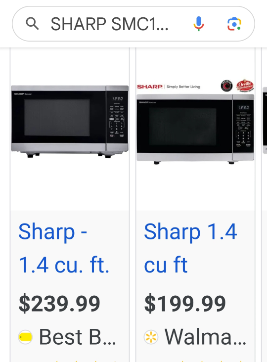 Sharp - 1.4 cu. ft. 1100W Smart Microwave Works with Alexa - photo 5