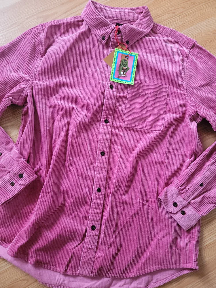 Houston White House Corduroy Shirt 100% cotton size Large thumbnail