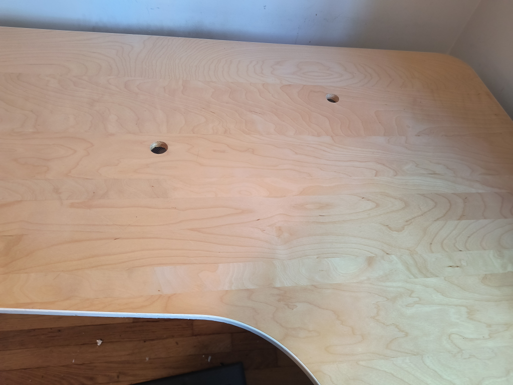 Ikea BEKANT Corner Desk - Light Wood Top, Black Legs - photo 5