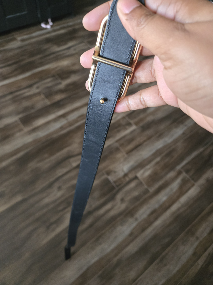 Black Leather Belt - photo 3