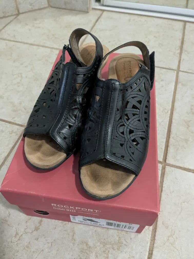 Rockport Cobb Hill Abbott Hi VMP SLG Sandals - Size 7.5 thumbnail