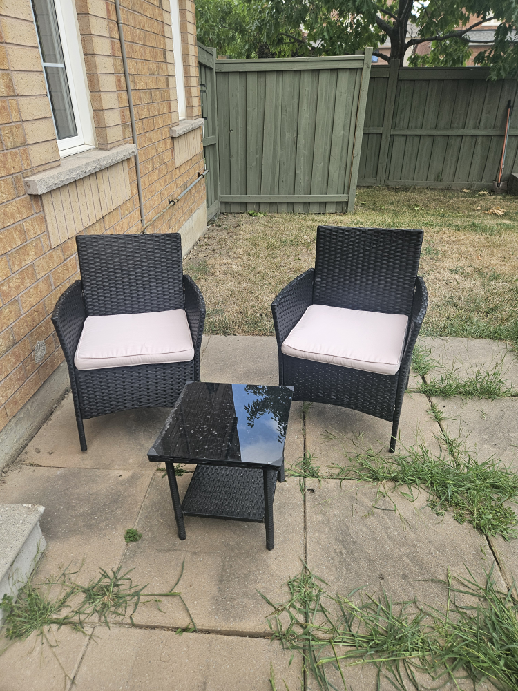 Outdoor Conversation Set - 2 Chairs & Table