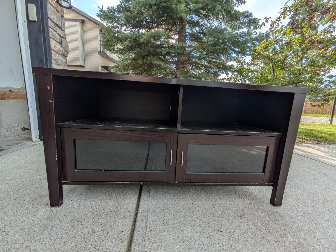 Dark Brown TV Stand