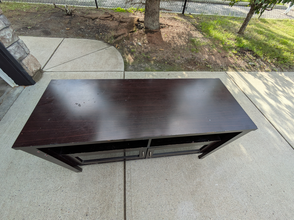 Dark Brown TV Stand - photo 3