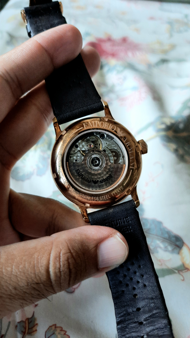 Emporio Armani Automatic Meccanico Watch - Rose Gold - photo 3