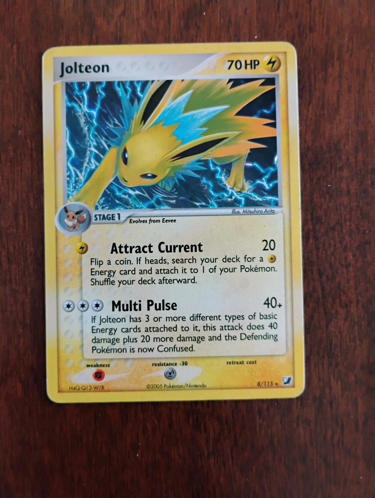 Jolteon 8/115 - EX Unseen Forces - Holo - Pokemon - LP - photo 2