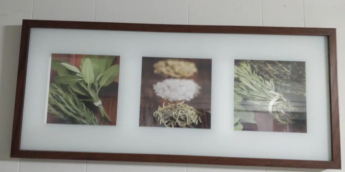 Framed Herb Print Wall Art thumbnail