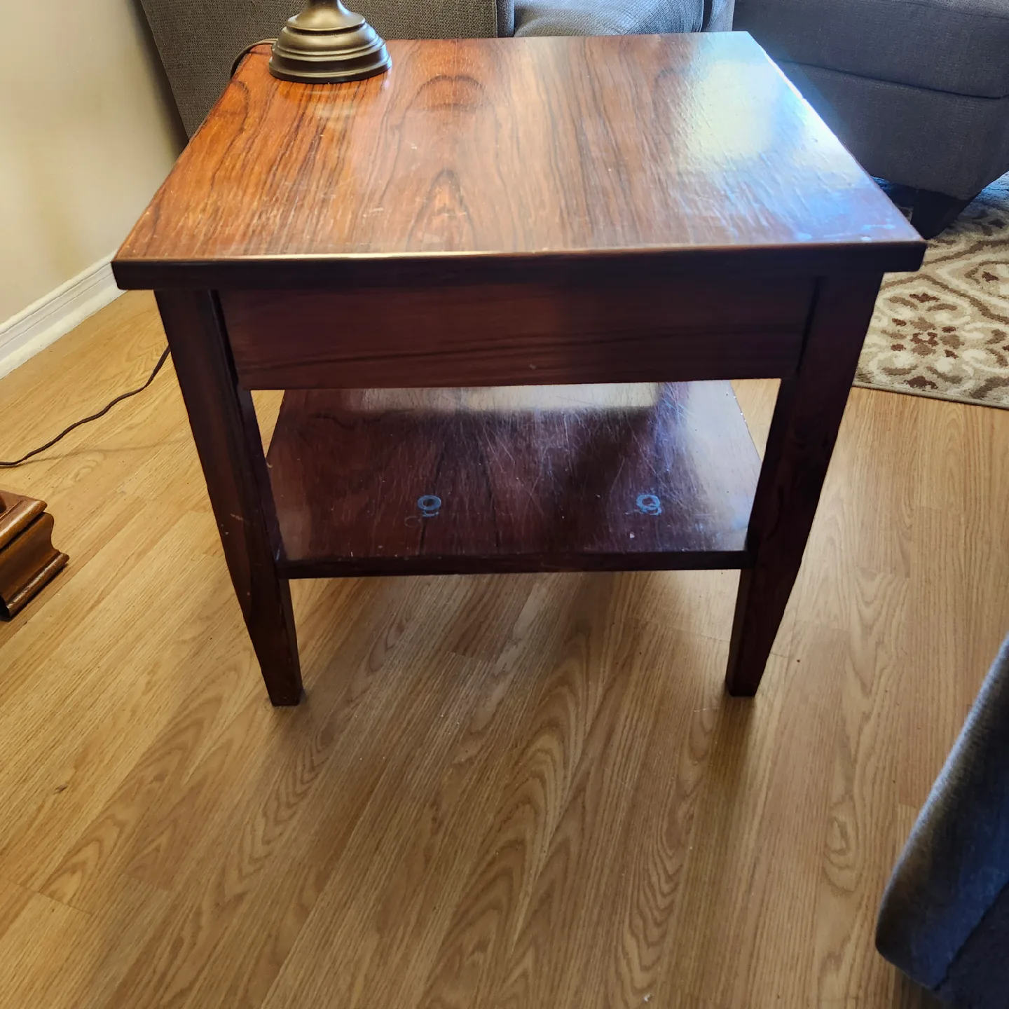 Vintage coffee table and two side tables image indicator(7)