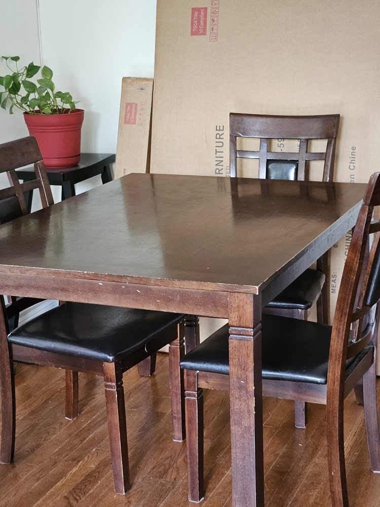 Dining Table Set with 4 Chairs - photo 2