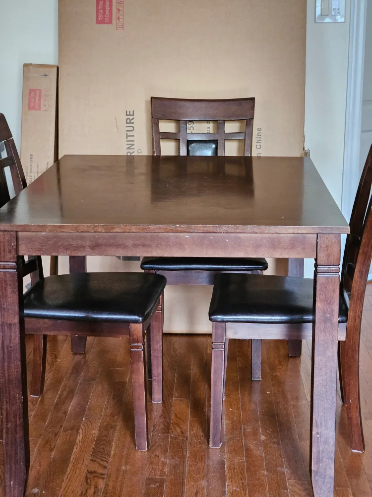 Dining Table Set with 4 Chairs image indicator(3)