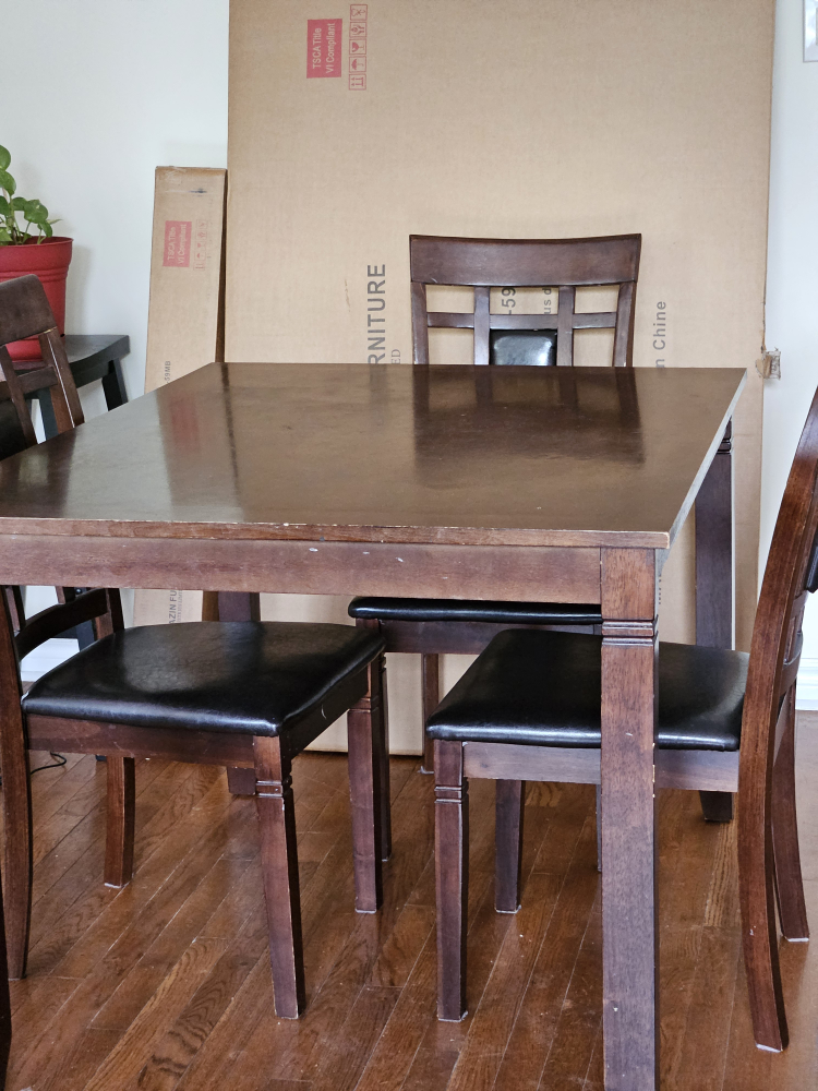 Dining Table Set with 4 Chairs - photo 4