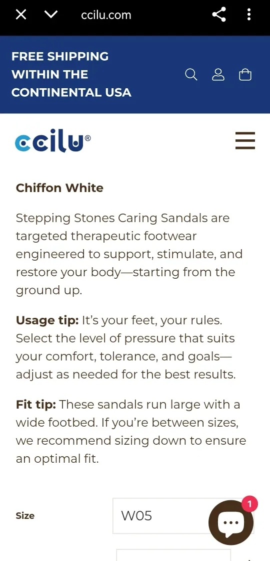 Ccilu Stepping Stones Caring Sandals - Women's US 5 image indicator(2)