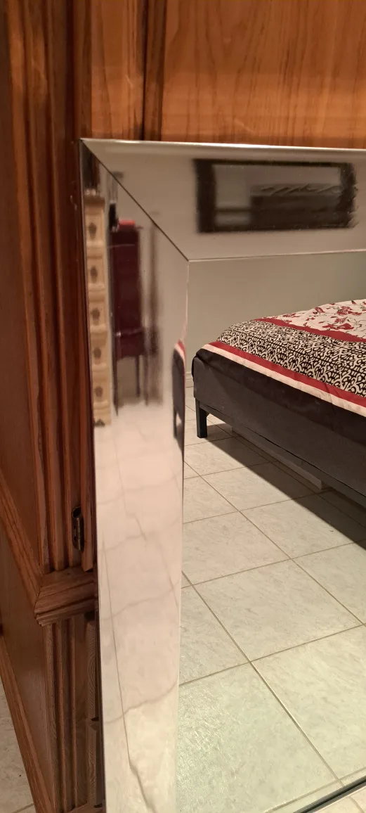 Large Silver Framed Mirror image indicator(2)