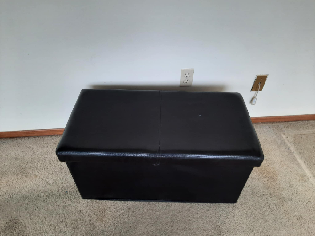 Storage Ottoman - Black