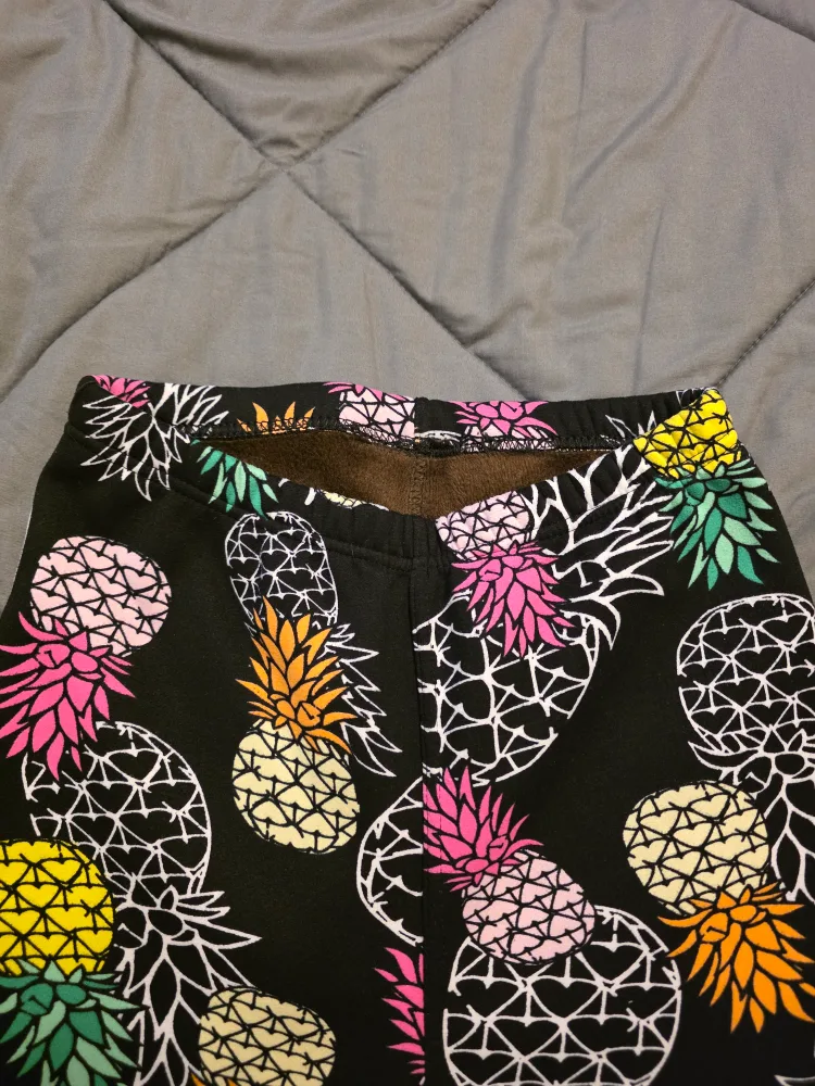 Just Cozy Pineapple Print Leggings - Size M/L image indicator(2)